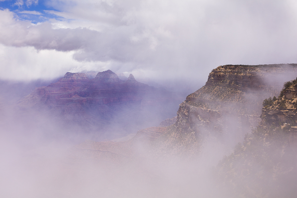 Grand Canyon National Park, Low Passing Storm -171
