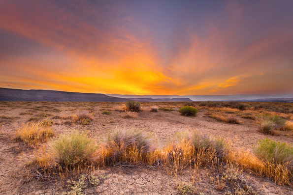 Devil's Kitchen, WY, Glorious Sunrise 