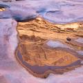 Canyon Wall reflection in Water Pockets -24